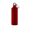 SIDEROT. Aluminium sports bottle with carabiner 800 mL in Red