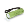 FLASHY. Aluminum flashlight with 9 LEDs in Light Green