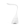 GRAHAME. ABS desk lamp with column in white