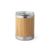 LYCKA. Bamboo and stainless steel cup 350 mL in Natural