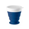 ASTRADA. Foldable travel cup 250 ml in blue