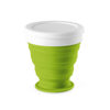 ASTRADA. Foldable travel cup 250 ml in lime-green
