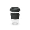 BARTY. Glass travel cup 330 mL in Black