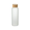 LILLARD. Borosilicate glass bottle in frosted 500 mL in White