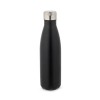 SHOW SATIN. Stainless steel bottle 540 mL in Black