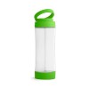 QUINTANA. Glass sports bottle with PP cap 390 mL in Light Green