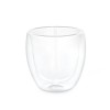 AMERICANO. Isothermal glass cup 220 mL in Transparent