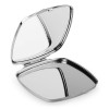 SHIMMER. Metal compact mirror in Silver