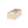 BOXIE CLEAR M. Wood box M in Dark Natural