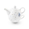 CHAMOMILE. Tea set in White