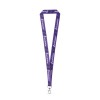 WINDSOR. rPET sublimation lanyard in White