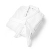 RUFFALO LARGE. Cotton and recycled cotton bathrobe (350 g/m²) in White