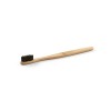 DELANY. Toothbrush with bamboo body and nylon bristles in Black