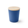 DUVAL. Aromatic Soy candle with cork lid 180 g in Blue