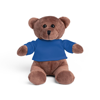 BEAR. Plush Teddy bear in a t-shirt in navy