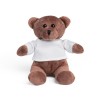 BEAR. Plush Teddy bear in a t-shirt in white