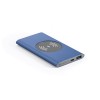 CASSINI. Aluminium portable battery and wireless charger 4'000 mAh in Blue