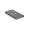 CASSINI. Aluminium portable battery and wireless charger 4'000 mAh in Dark Grey