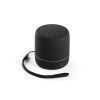 TURING. 26% rABS portable speaker with outdoor LED strip in Black