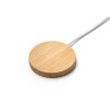 DAIMLER. 15W superfast wireless magnetic charger in bamboo in Natural