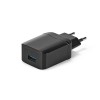 HOUSTON. ABS USB charger in black