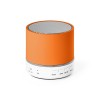 PEREY. ABS portable speaker with microphone in orange