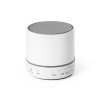 PEREY. ABS portable speaker with microphone in white