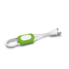 VIRCHOW. Cable organizer in lime-green