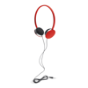 VOLTA. ABS adjustable headphones in red