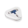 FARADAY. Earphones with 1'25 m ABS cable in Royal Blue