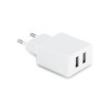 REDI. ABS USB adapter with 2 outputs in white