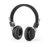 BARON. ABS foldable and adjustable headphones in black