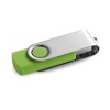 CLAUDIUS 16GB. 16 GB USB flash drive with metal clip in Light Green