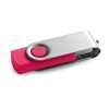 CLAUDIUS 8GB. 8 GB USB flash drive with metal clip in pink