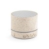 RE-LINEU. 3W portable speaker with 4h30m battery life in straw fibre and recycled ABS (100% rABS) in Natural