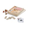 PLAYTIME. 4-in-1 game set in Light Natural