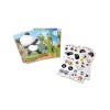 MADAGASCAR. Sticker set with six sheets in White