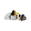 COBB. 6-piece shoe cleaning kit in Satin Silver