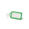 FINDO. Baggage ID tag in green