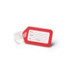 FINDO. Baggage ID tag in red
