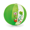 MOOREA. Inflatable ball in lime-green