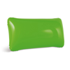 TIMOR. Opaque PVC inflatable beach cushion in lime-green
