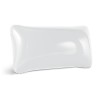 TIMOR. Opaque PVC inflatable beach cushion in white