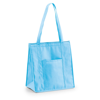 ROTTERDAM. Non-woven Cooler bag (80 g/m²) in cyan