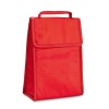 OSAKA. Foldable cooler bag 2 L in non-woven material (80 g/m²) in red