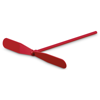 AIRY. Flying propeller in red