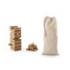 FLIK. Wooden game with 54 pieces in Light Natural