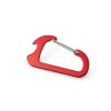 CLOSE. Carabiner clip in red