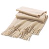 JASON. Fleece scarf (200 g/m²) in Beige