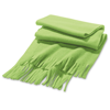 JASON. Fleece scarf in lime-green
